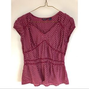 American Eagle silk blouse